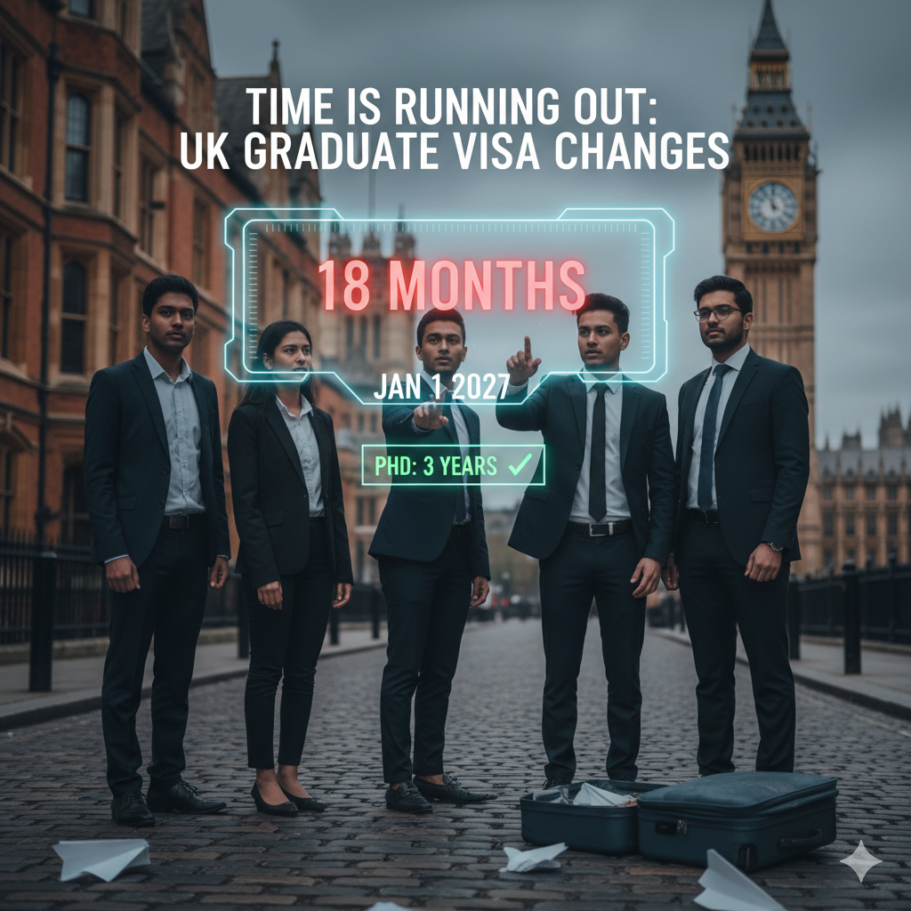 Countdown Commences: UK Graduate Visa Cut to 18 Months